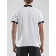 Craft Sport Polo Pro Control (100% Polyester) white/black Men